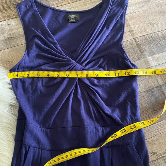 Anthropologie Deletta Dress V Neck Pockets Small - Picture 3 of 14